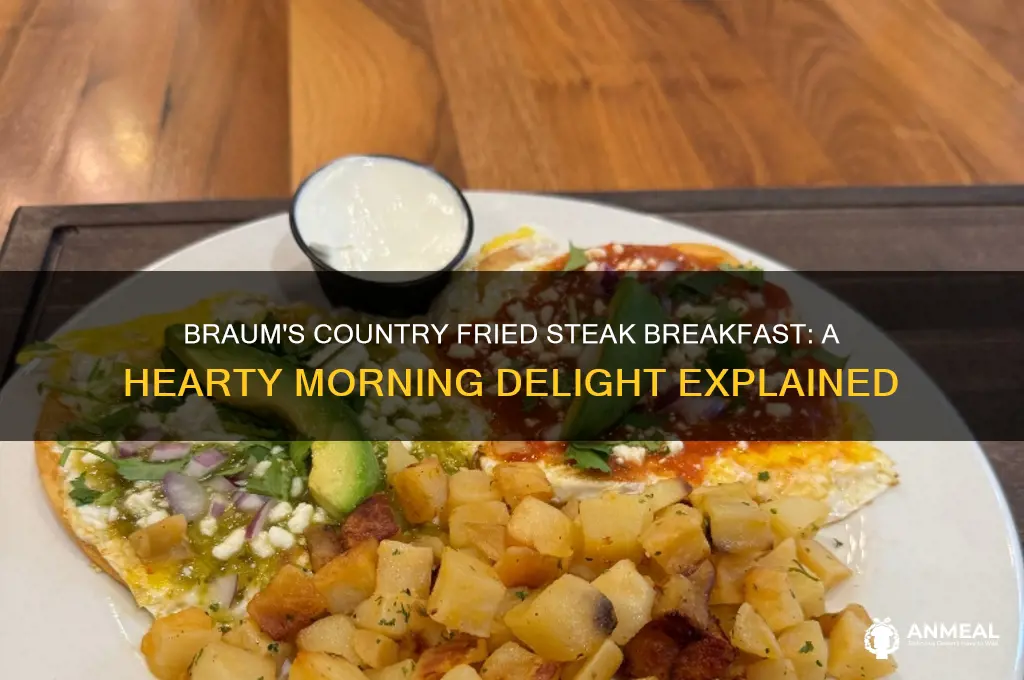 what is braums country fried steak breakfast