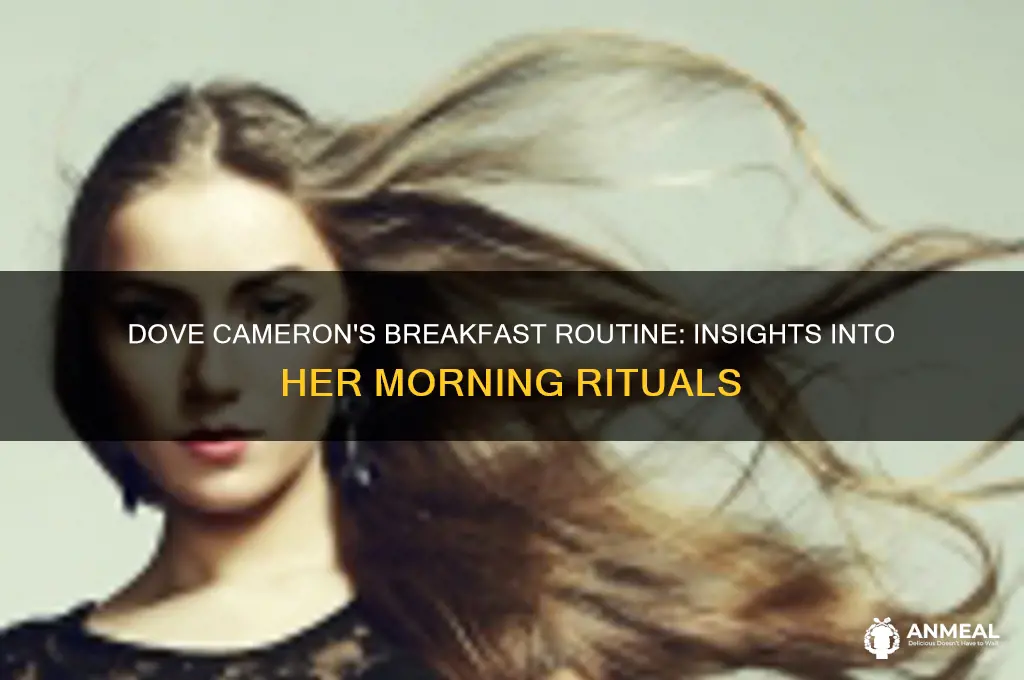 what is breakfast about dove cameron