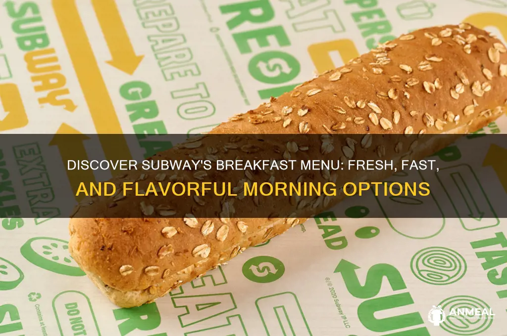 what is breakfast at subway