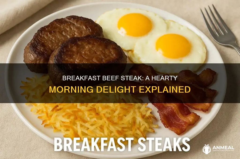what is breakfast beef steak