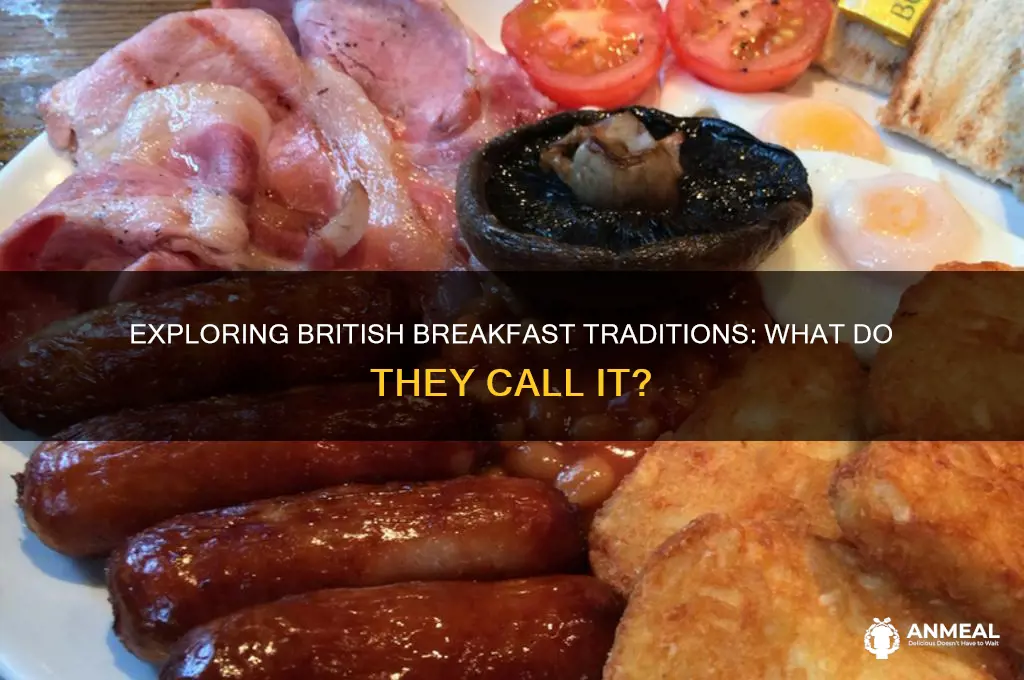 what is breakfast called in britain