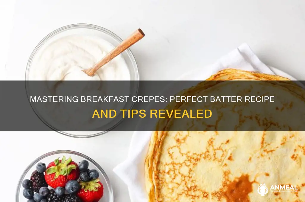 what is breakfast crepes batter