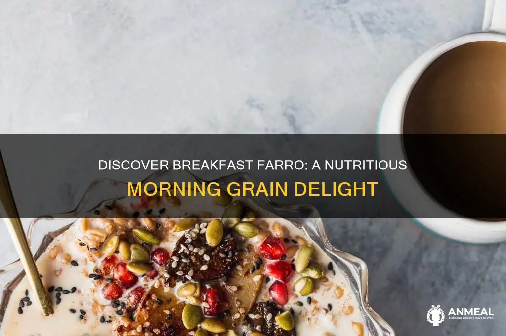 what is breakfast farro