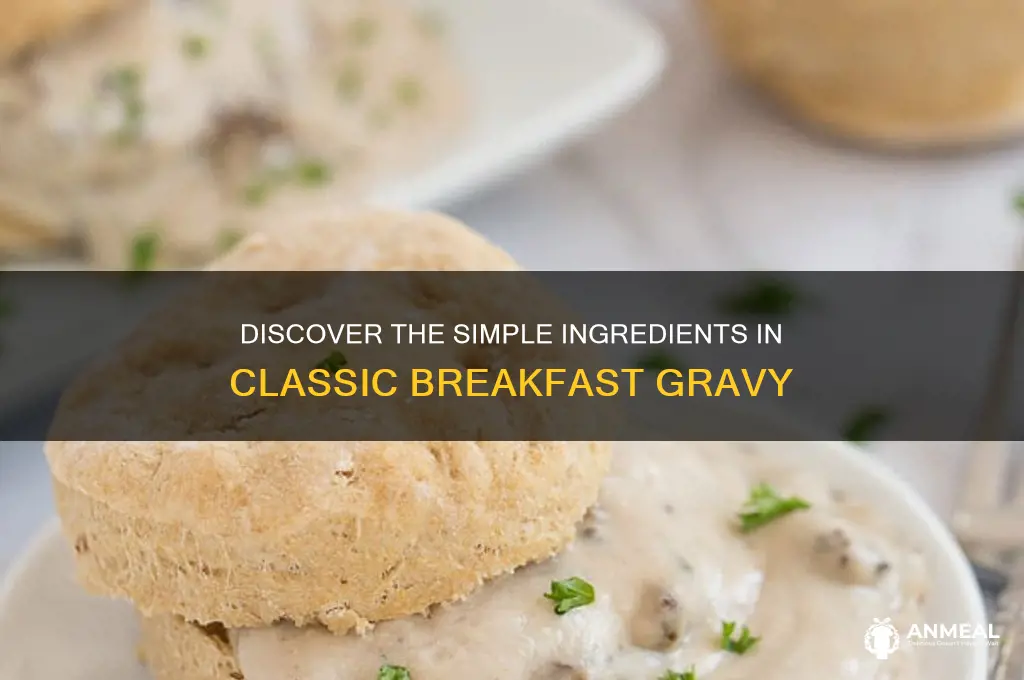 what is breakfast gravy made of