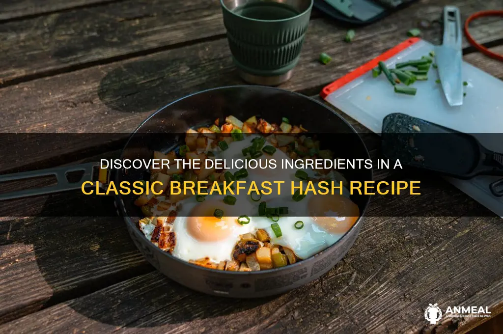 what is breakfast hash made of