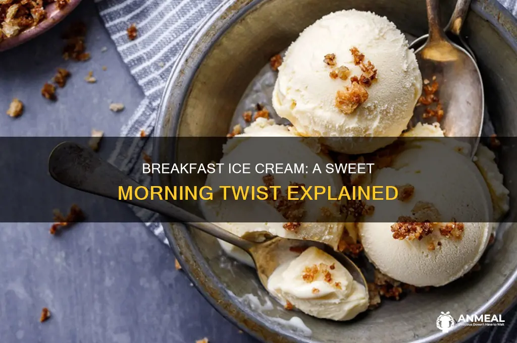 what is breakfast ice cream