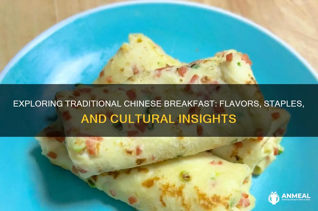 what is breakfast in china