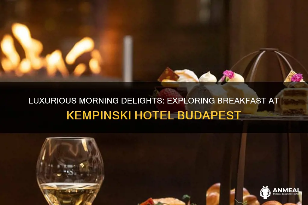 what is breakfast like at kempinski hotel budapest
