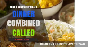 Brunch, Linner, or Dunch: What's Breakfast, Lunch, and Dinner Combined Called?
