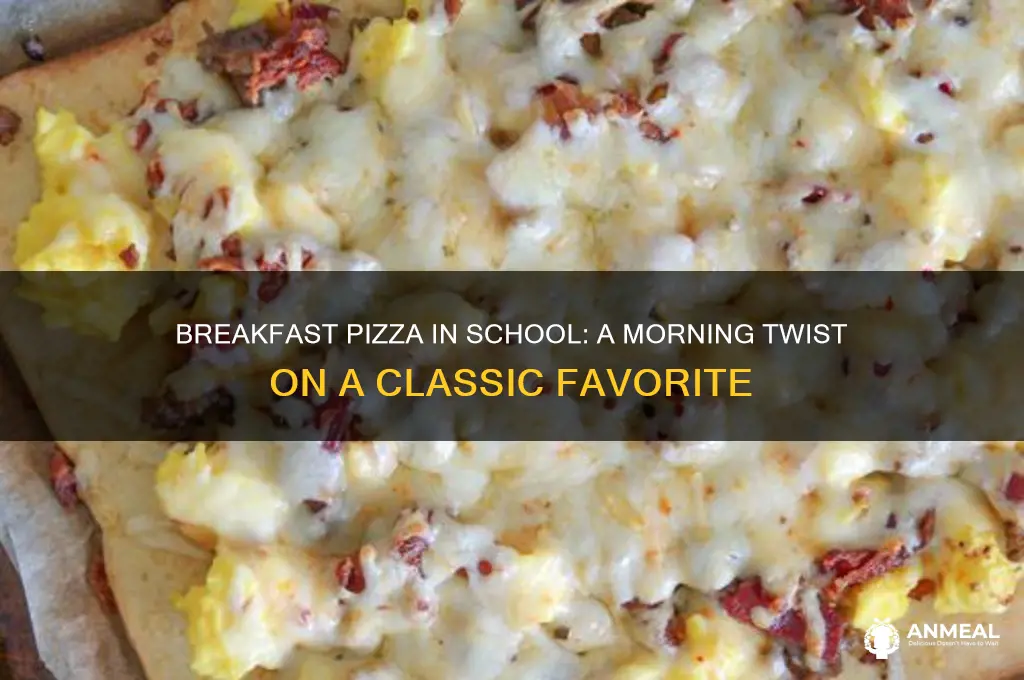 what is breakfast pizza in school