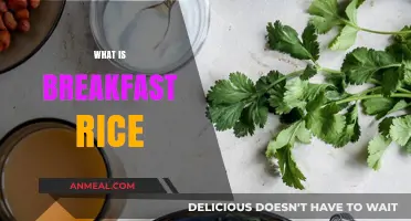 Discover Breakfast Rice: A Nutritious Morning Meal Alternative Explained