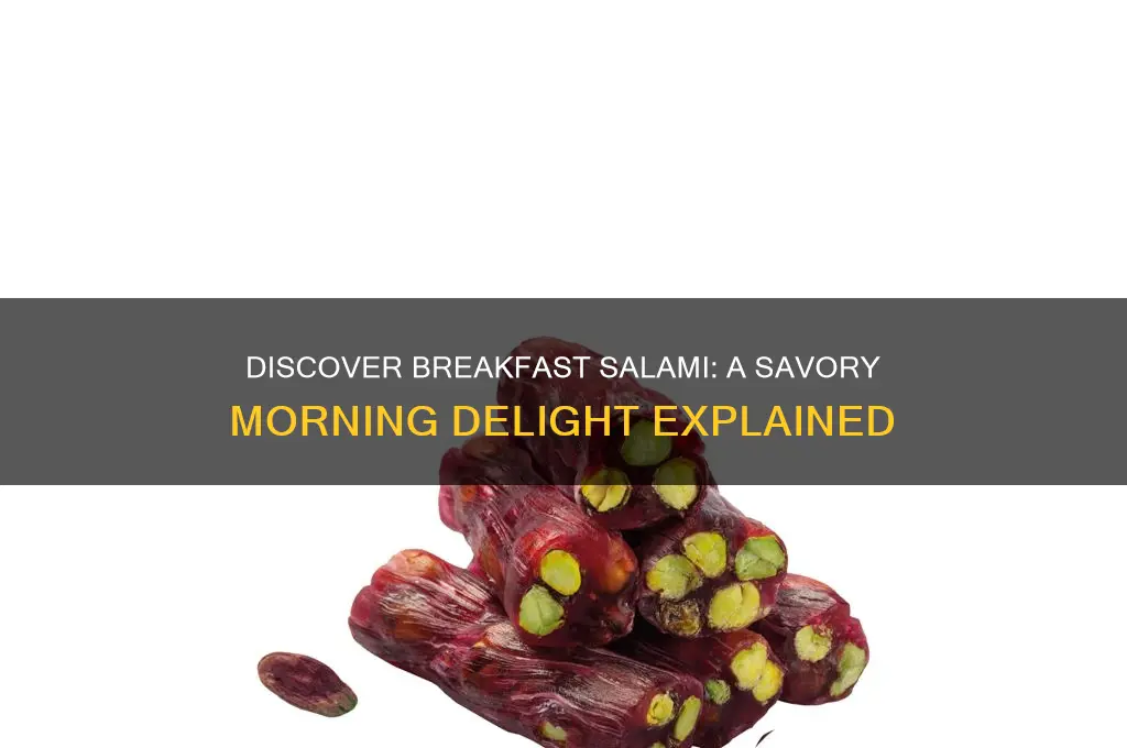 what is breakfast salami