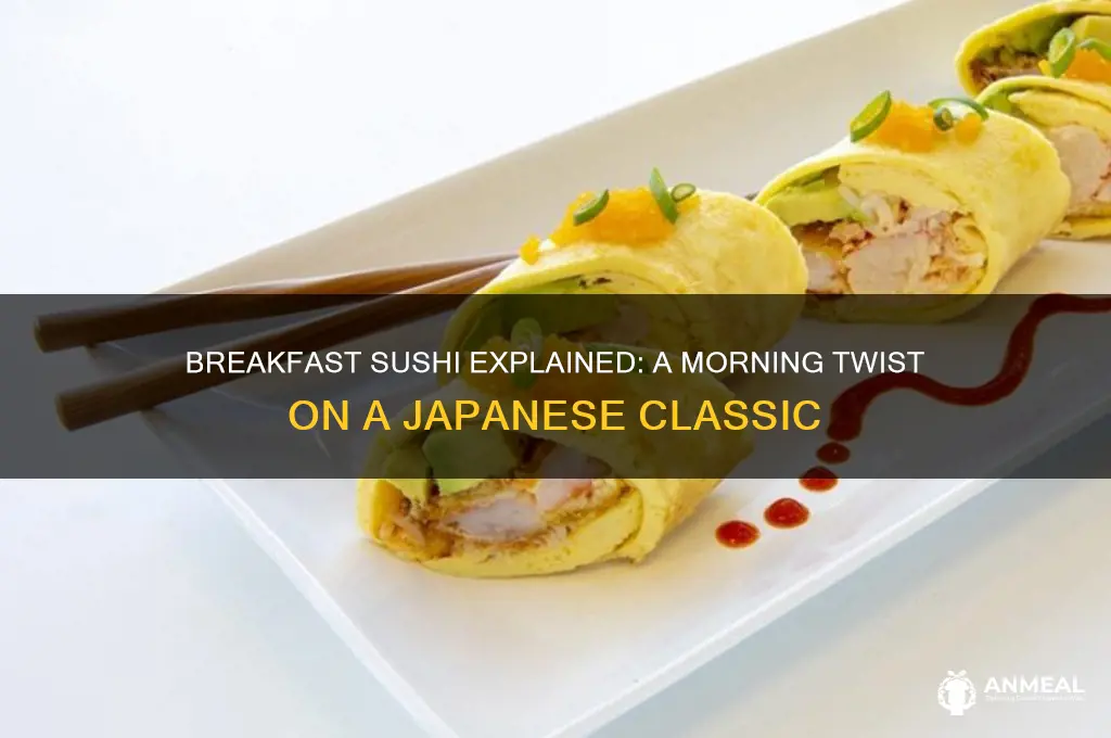 what is breakfast sushi