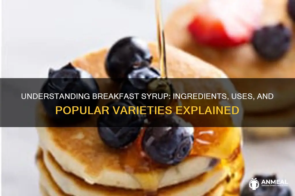 what is breakfast syrup