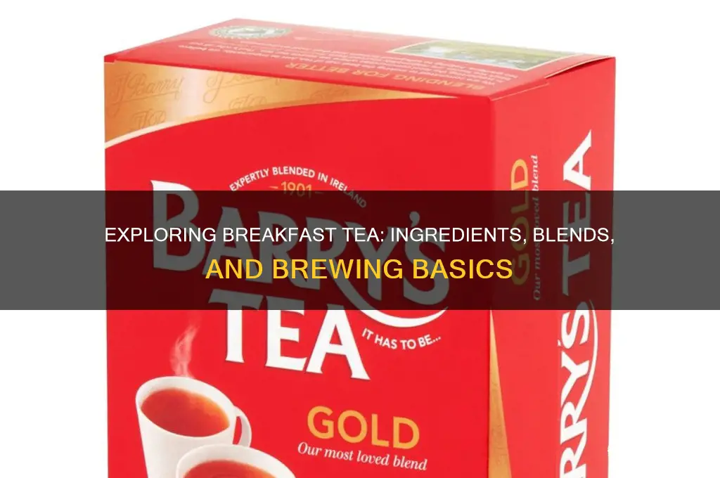 what is breakfast tea made of
