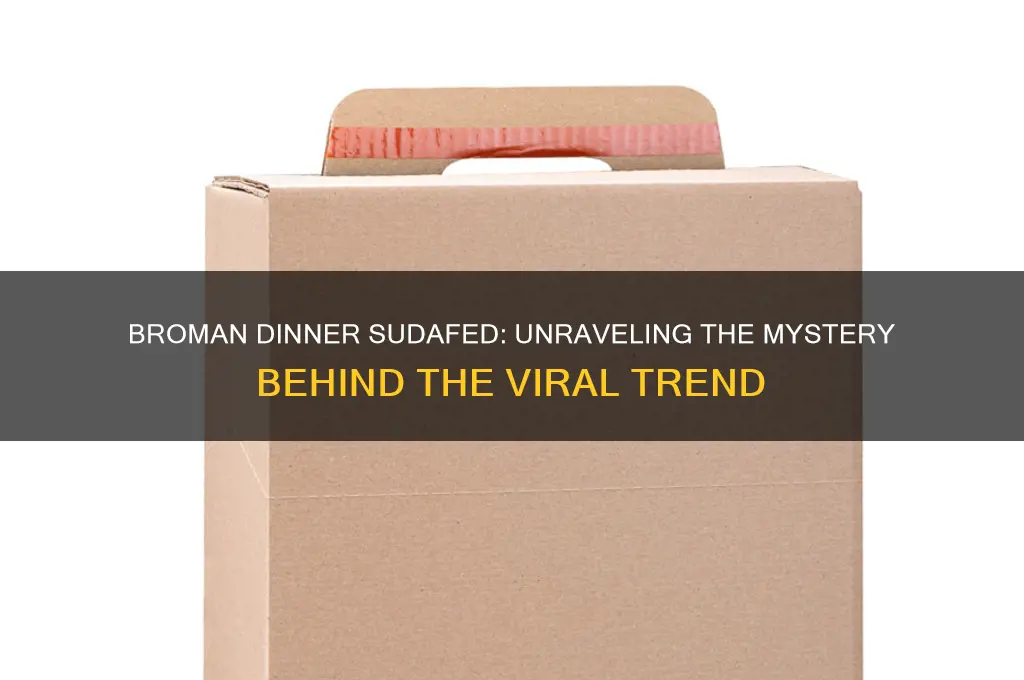 what is broman dinner sudafed