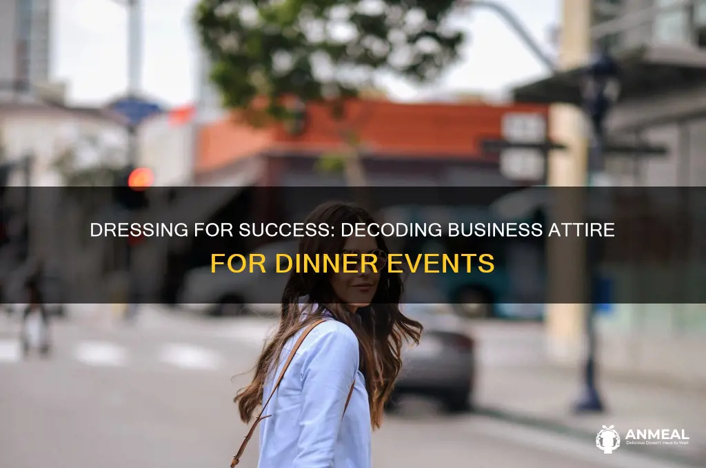 what is business attire for a dinner