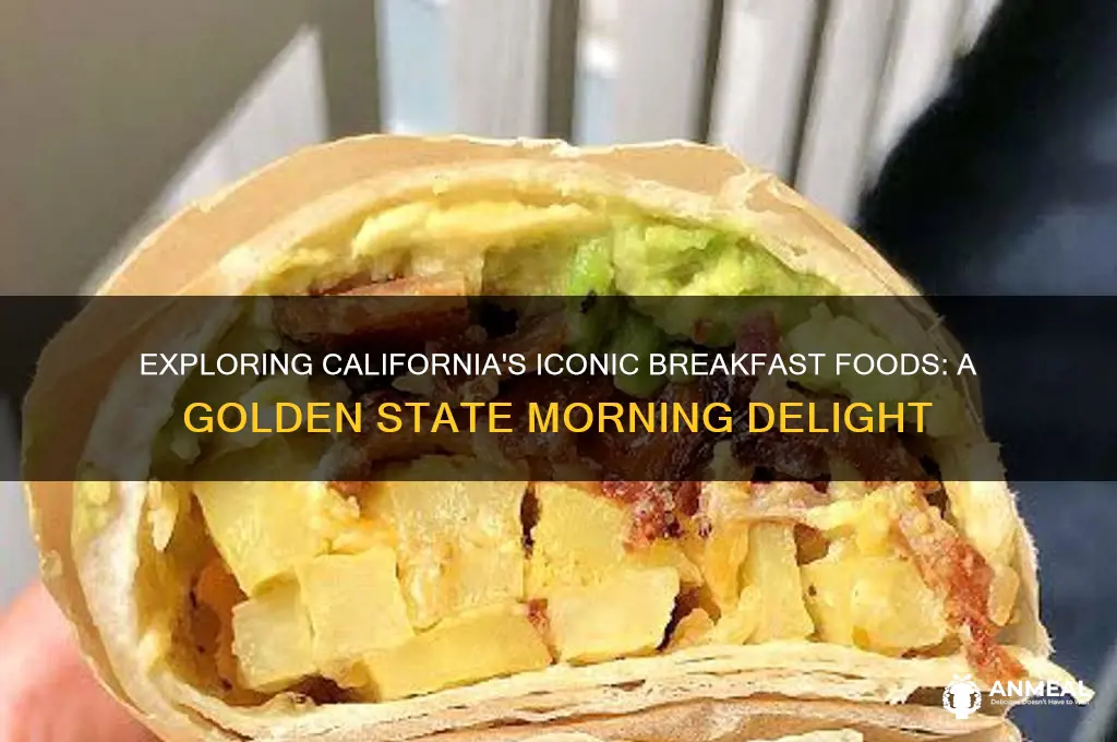 what is california breakfast food