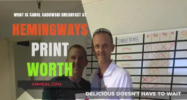 Carol Sadowski's 'Breakfast at Hemingway's' Print Value Explained
