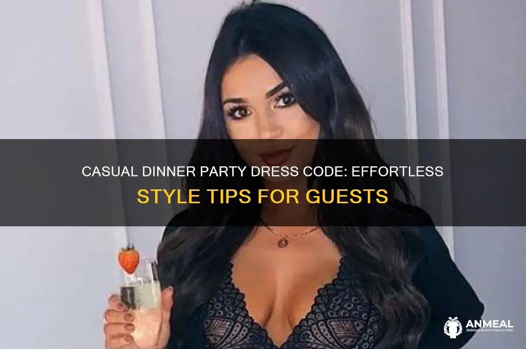 what is casual dress for a dinner party