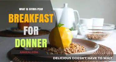Citrus Pear Breakfast: A Refreshing Twist for Your Morning Routine
