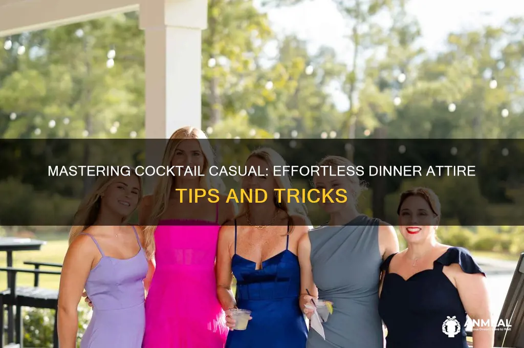 what is cocktail casual dinner attire