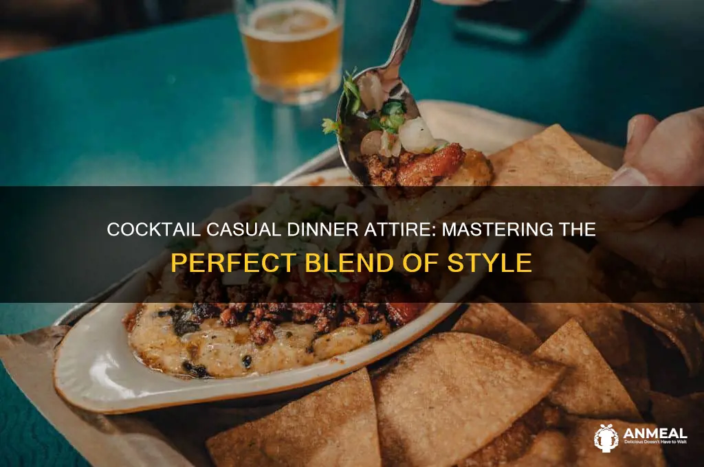 what is cocktail casual dinner attore