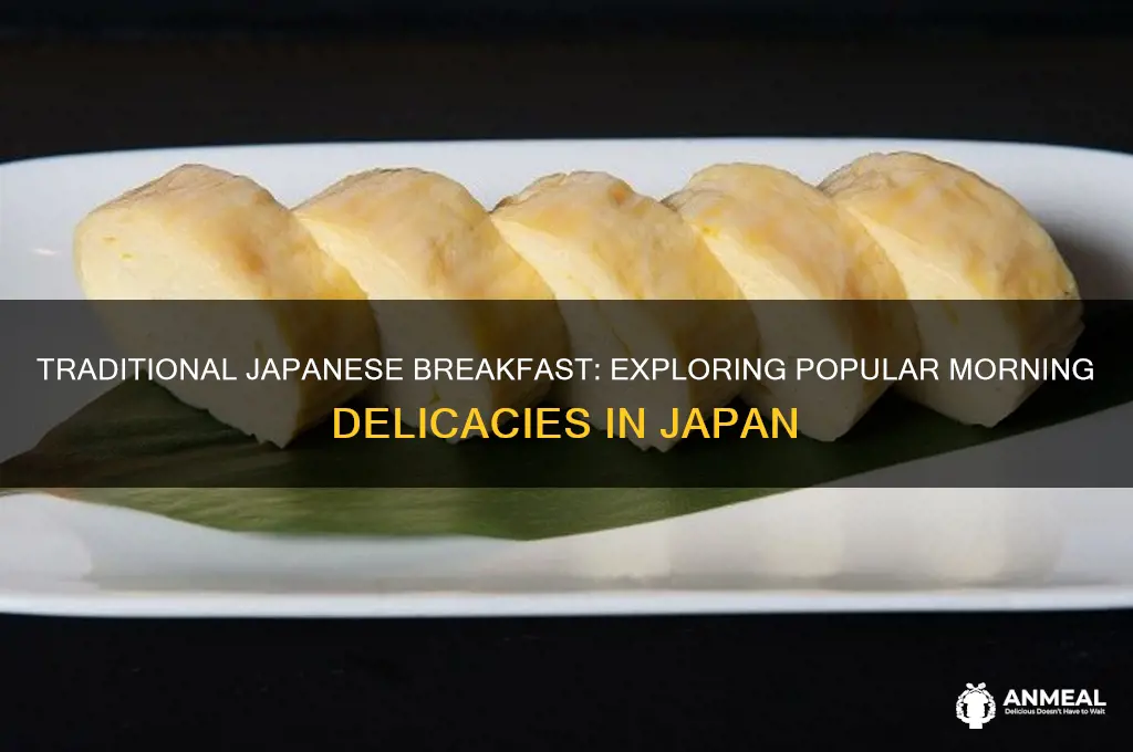what is common breakfast food in japan