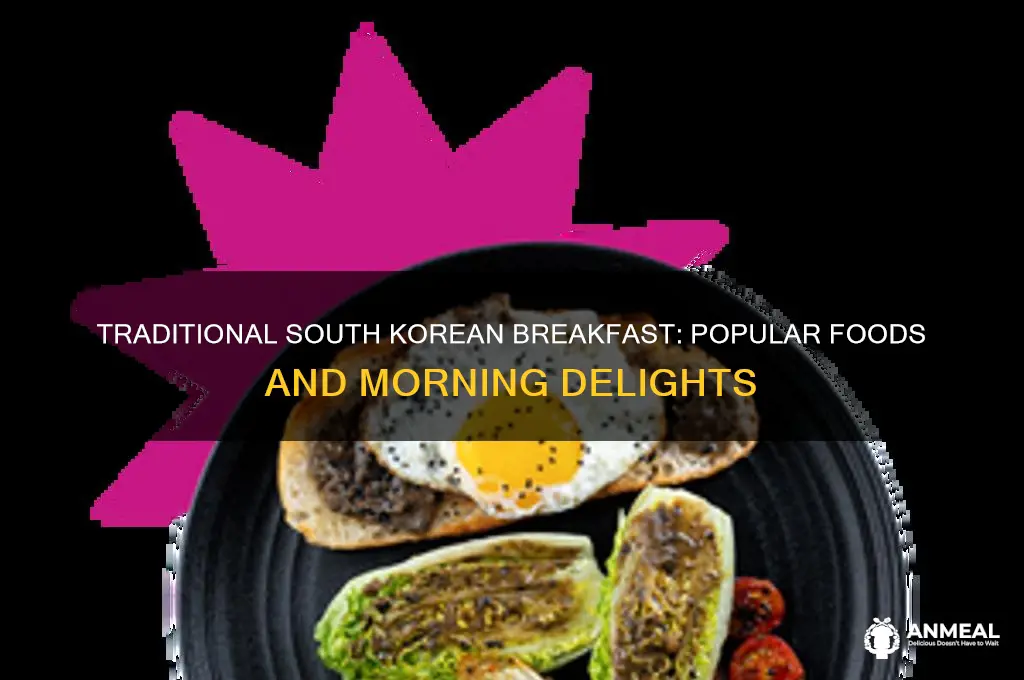 what is common for breakfast in south korea