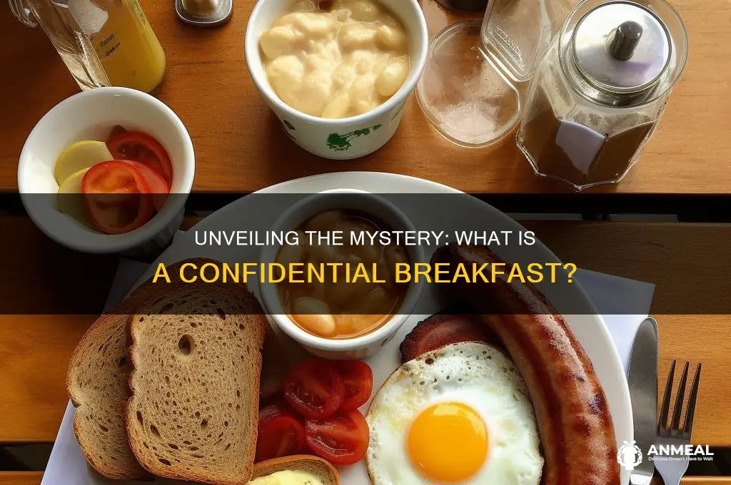 what is confidential breakfast