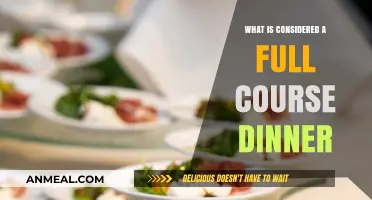 Understanding the Components of a Traditional Full Course Dinner