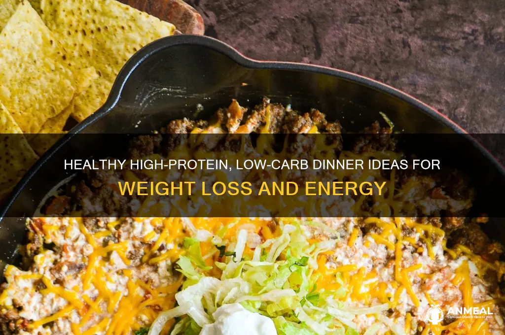 what is considered a high protein low carb dinner