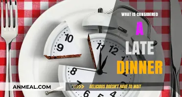 When is Dinner Considered Late? Exploring Evening Meal Timing
