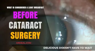 Light Breakfast Tips for Cataract Surgery: What to Eat Beforehand