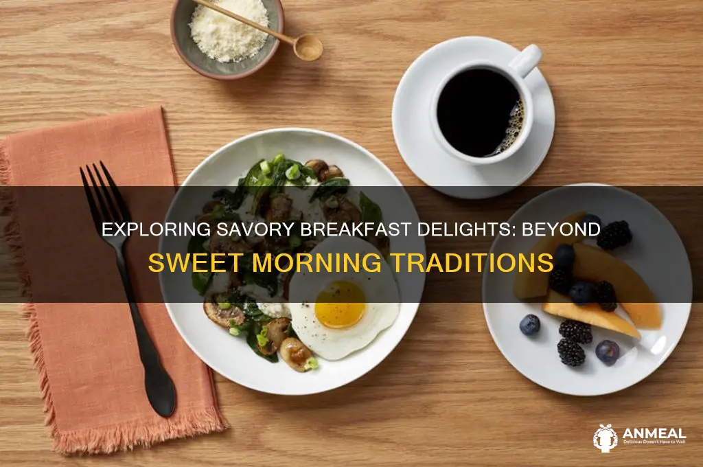 what is considered a savory breakfast