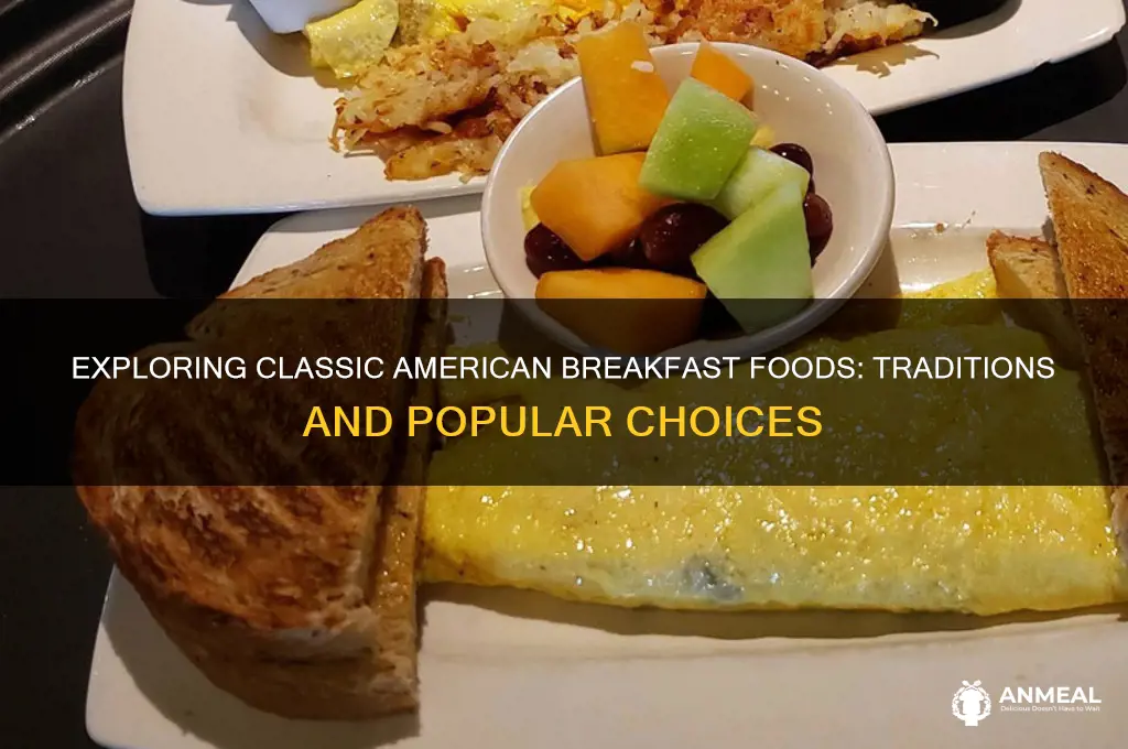 what is considered breakfast food in usa