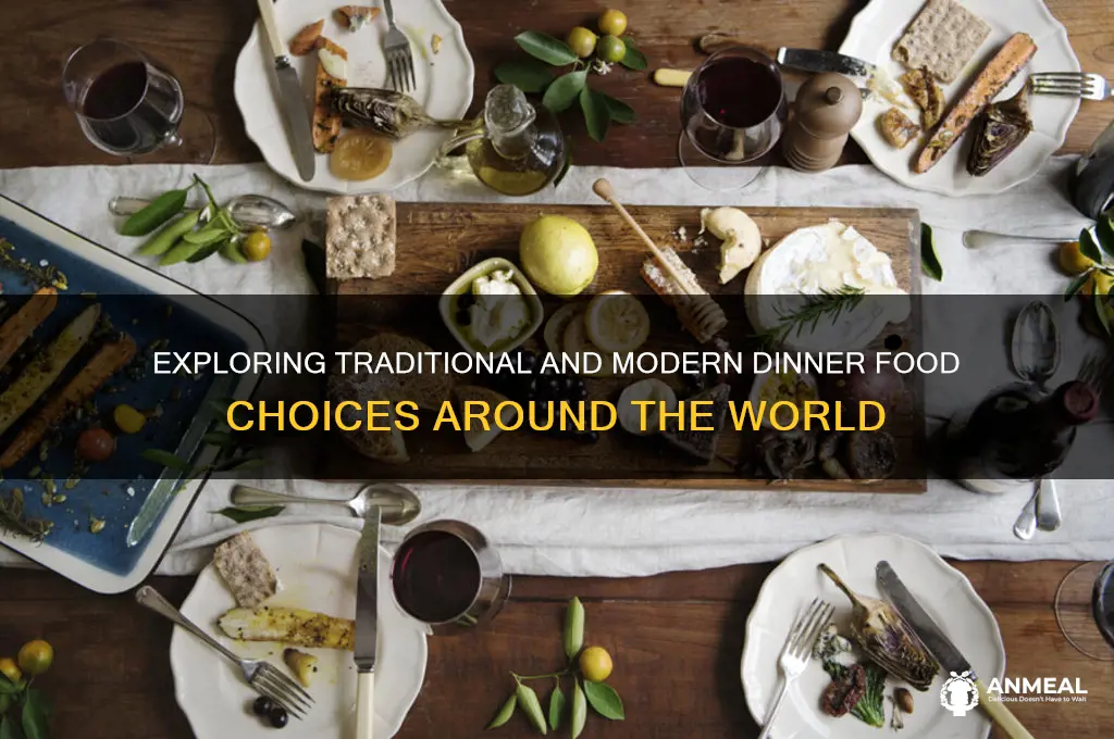 what is considered dinner food