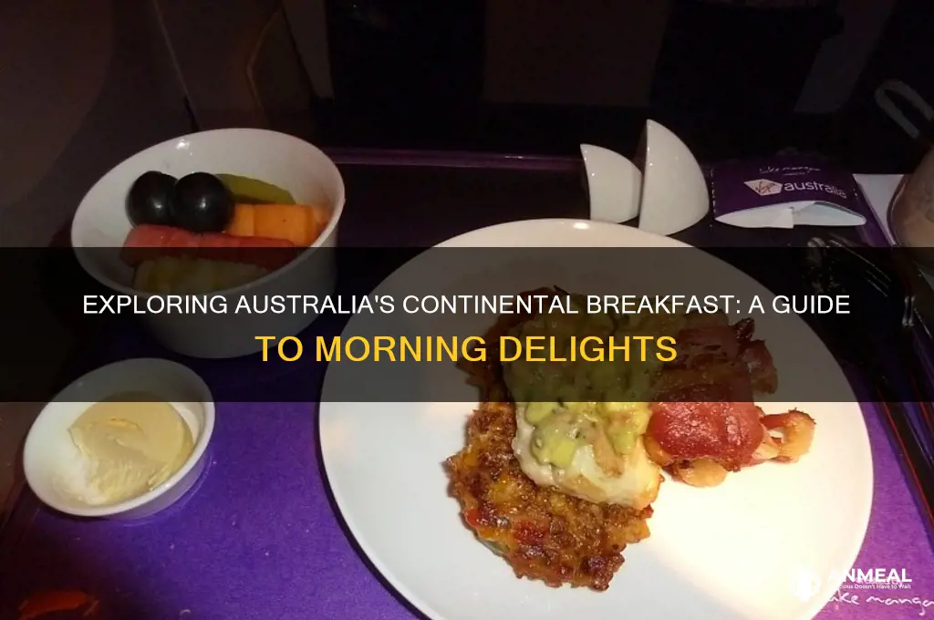 what is continental breakfast in australia