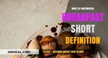 Understanding Continental Breakfast: A Quick, Simple Definition Explained