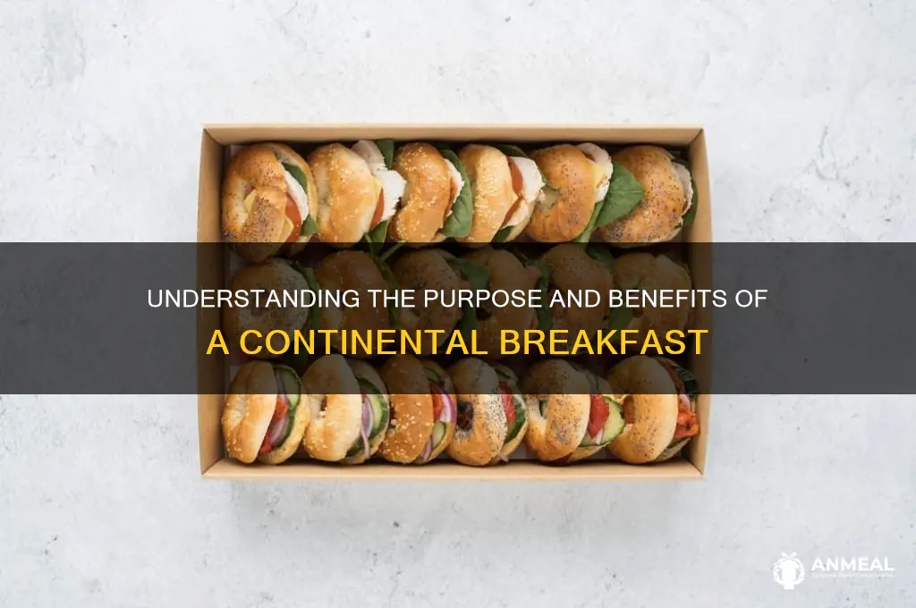 what is continental breakfast used for