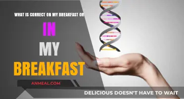 Breakfast Grammar: Mastering 'On My Breakfast' vs. 'In My Breakfast