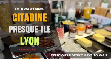 Breakfast at Citadine Presque-Ile Lyon: Cost and Menu Insights