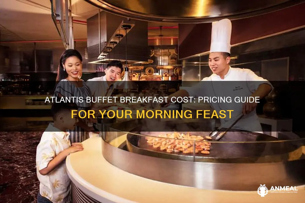 what is cost of buffet breakfast at atlantis