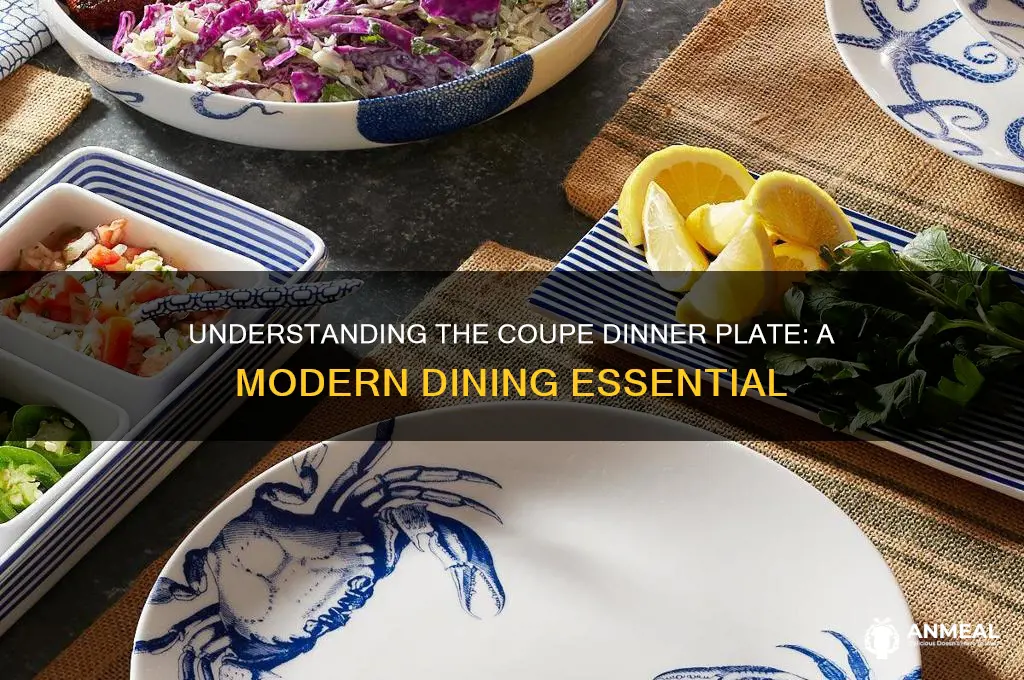 what is coupe dinner plate