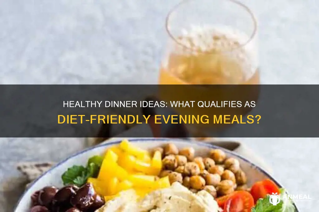 what is diet food for dinner