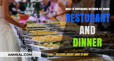 Sit-Down Restaurants vs. Dinners: Understanding the Key Differences