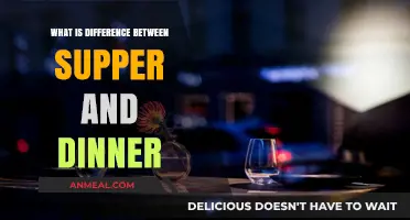 Supper vs. Dinner: Unraveling the Meal Time Differences