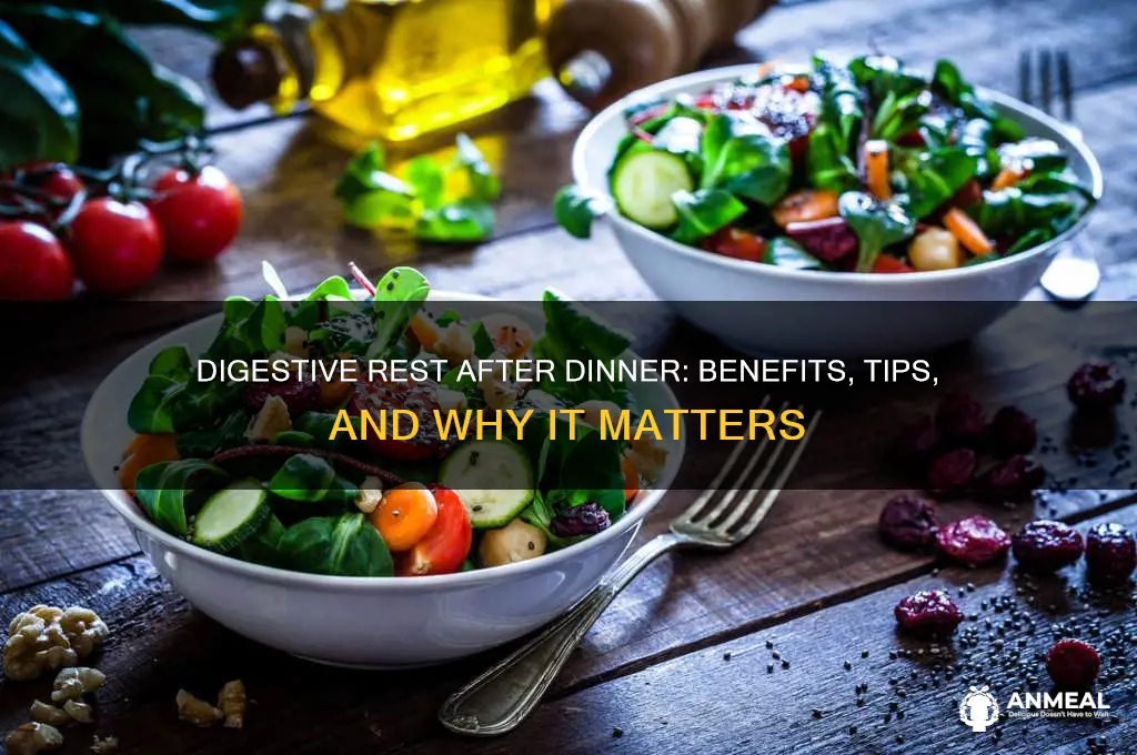 what is digestive rest after dinner