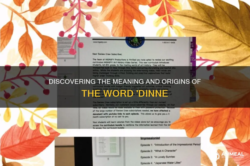 what is dinne