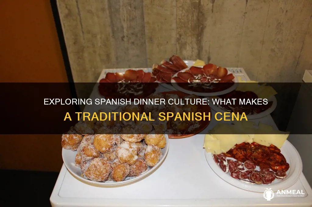what is dinner in soanish